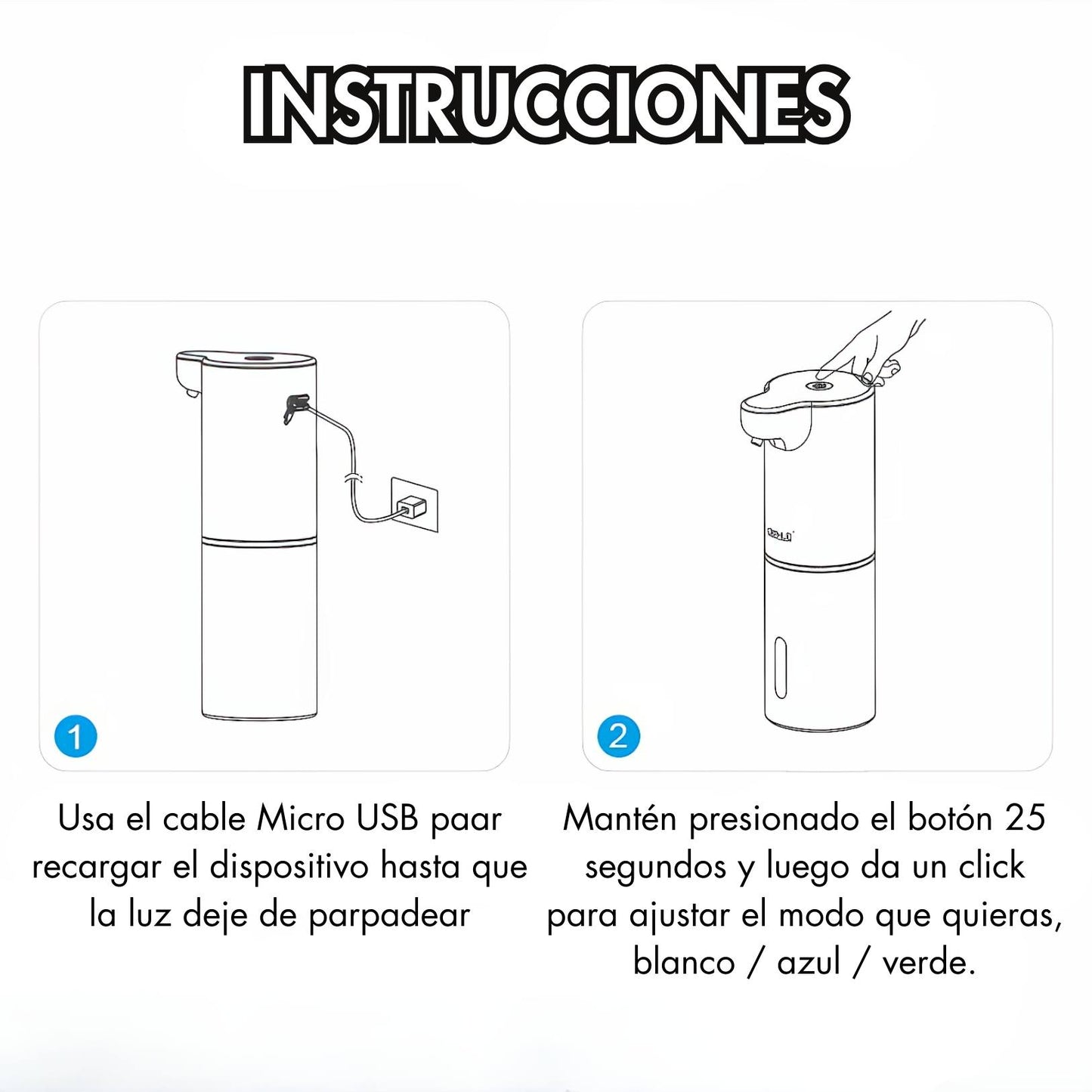 DISPENSADOR AUTOMÁTICO DE JABÓN EN ESPUMA