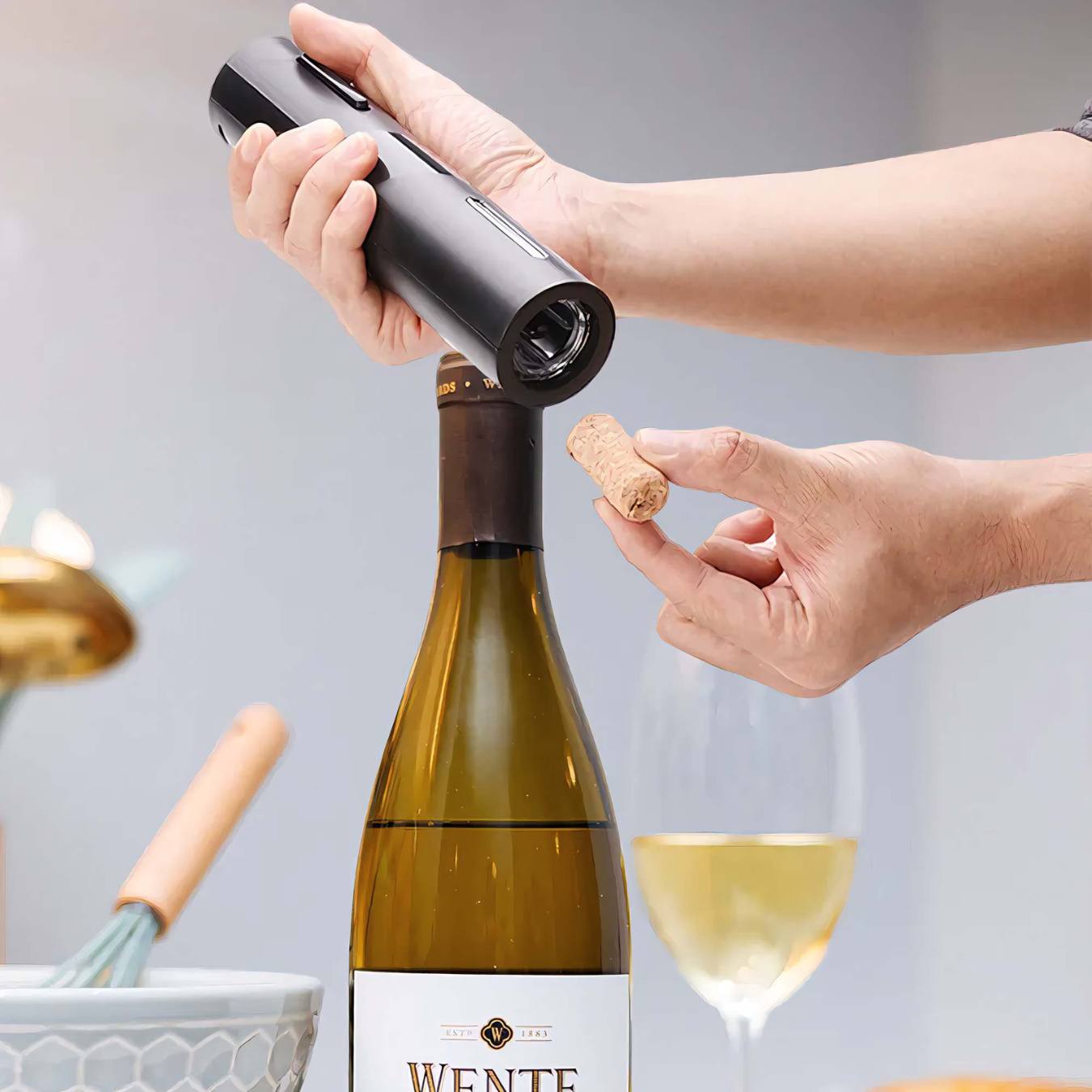 SACACORCHOS ELECTRIC WINE SET