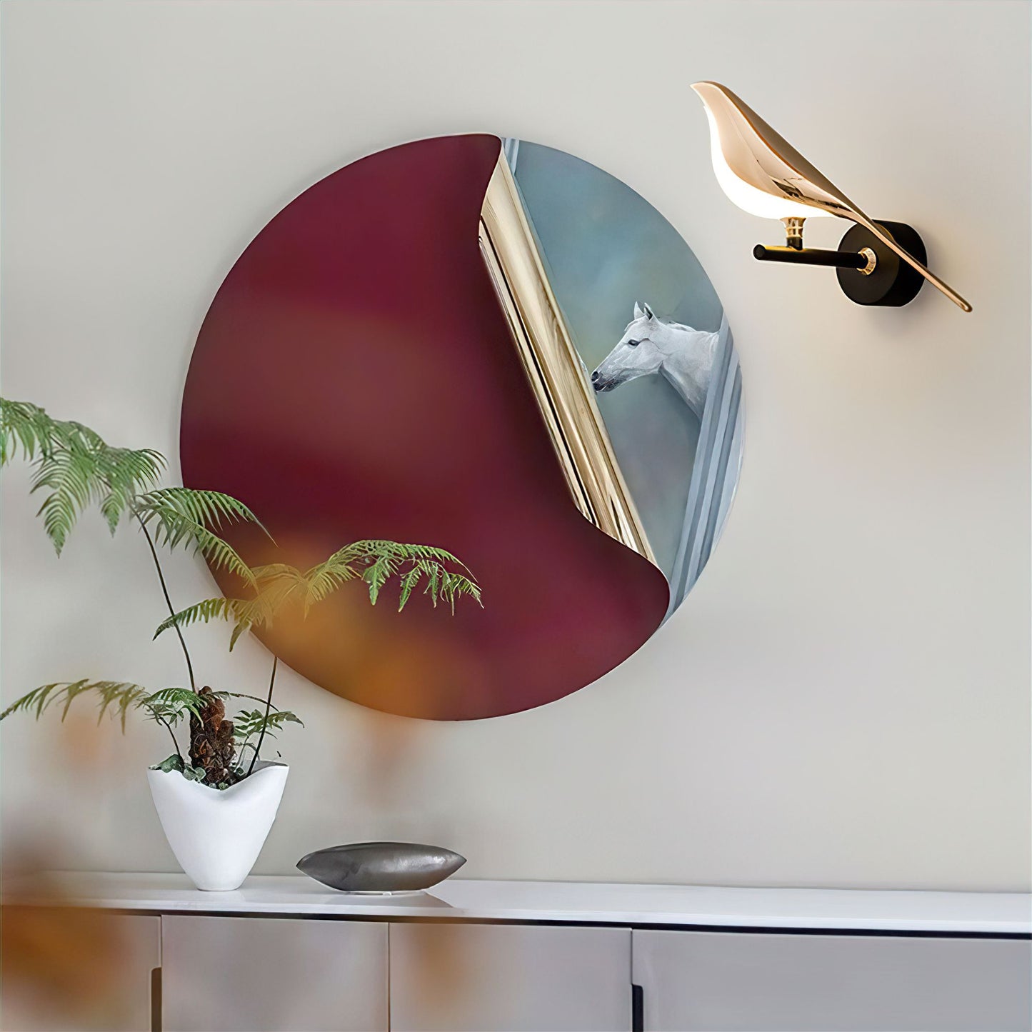 BIRD ON THE WALL - LUXURY POWER SAVING LAMP