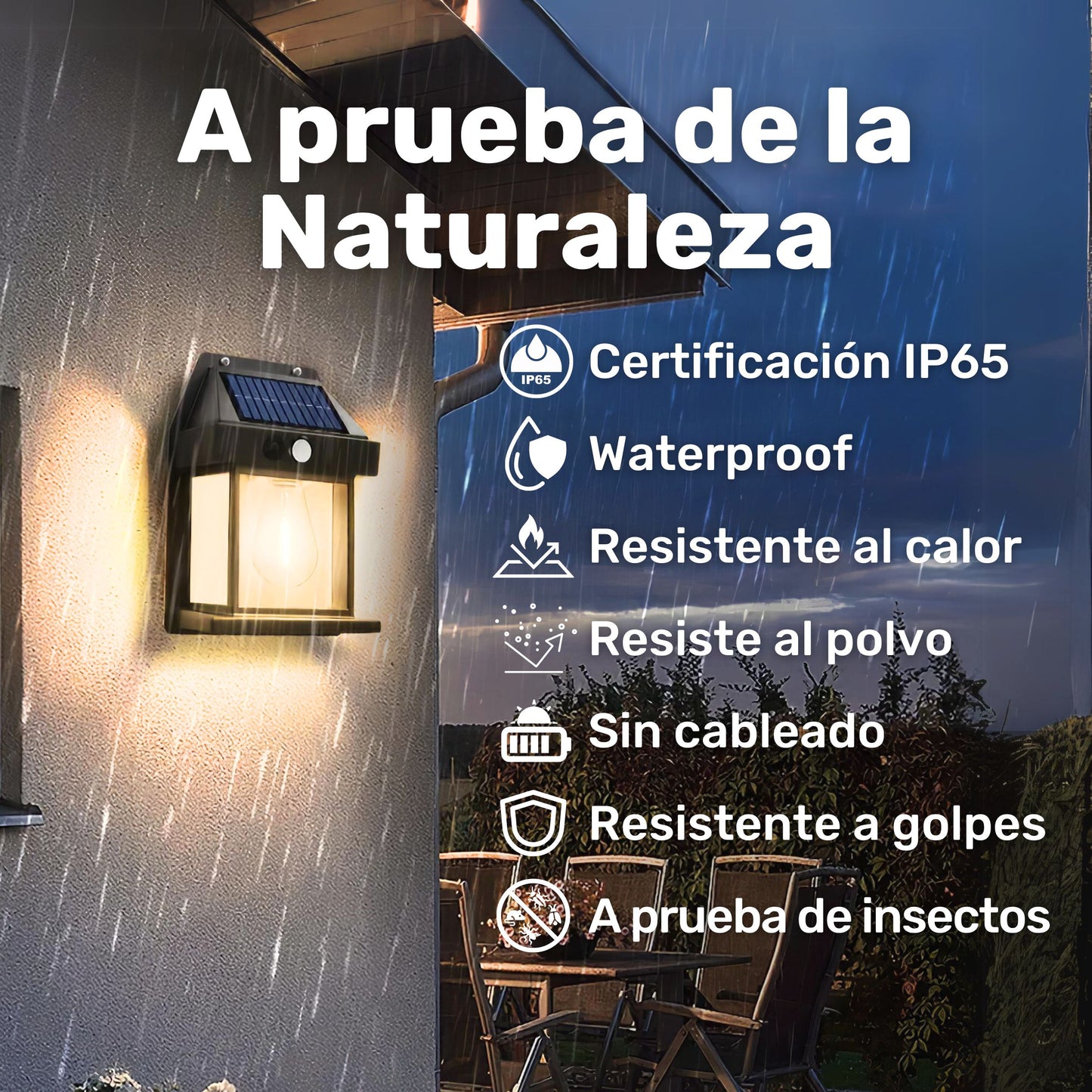 SMART GARDEN - LÁMPARA SOLAR INTELIGENTE PARA EXTERIORES